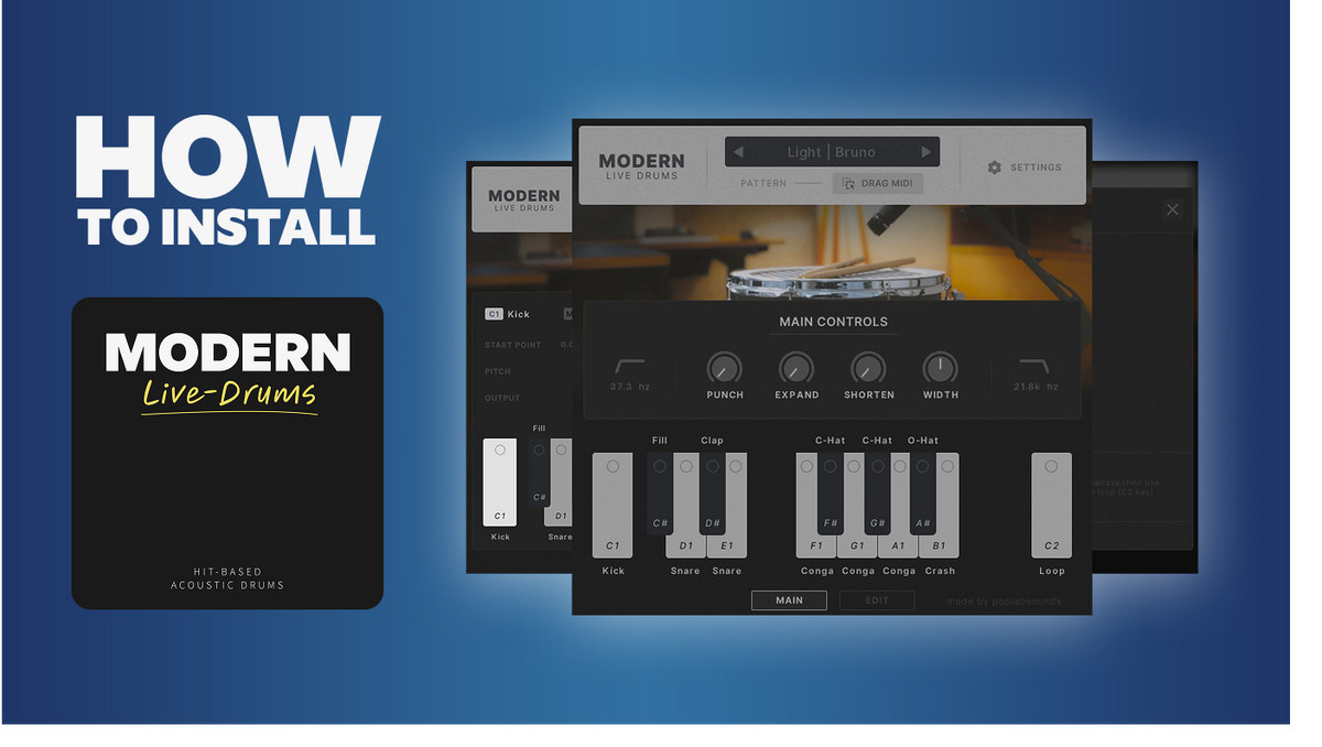 How To Install Modern Live-Drums for Kontakt